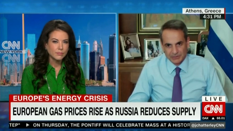 Μητσοτάκης στο CNN: Καλύτερα ο Ερντογάν να αναβιώσει την Τουρκική οικονομία παρά την Οθωμανική Αυτοκρατορία