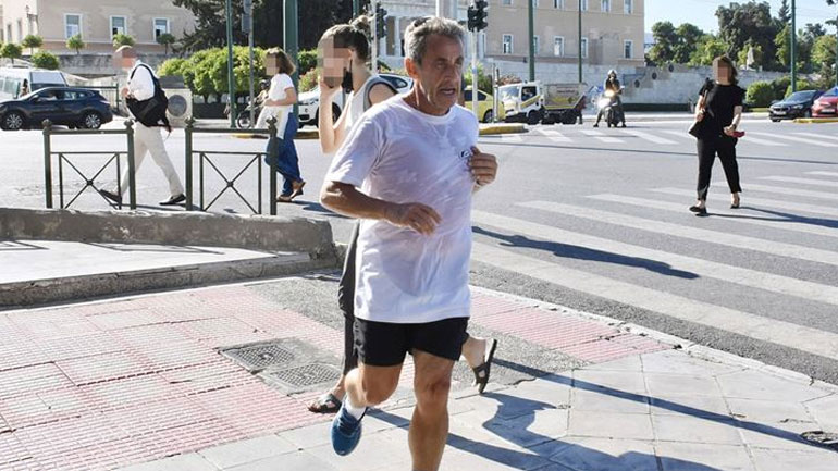 Nicolas Sarkozy: Για τρέξιμο στο κέντρο της Αθήνας