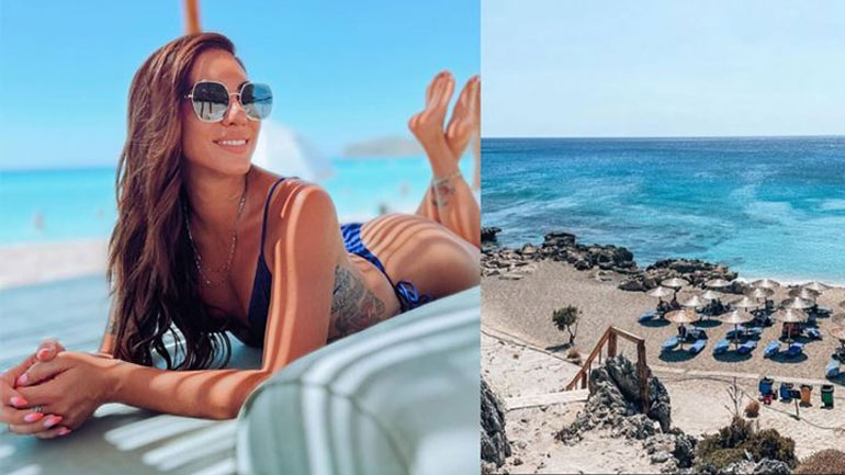 Ευρυδίκη Βαλαβάνη: Διακοπές στην Κρήτη εν μέσω φημών χωρισμού από τον Κωνσταντίνο Βασάλο