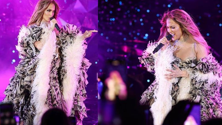 Jennifer Lopez: Eκθαμβωτική εμφάνιση με custom σύνολο Roberto Cavalli σε gala στο Κάπρι
