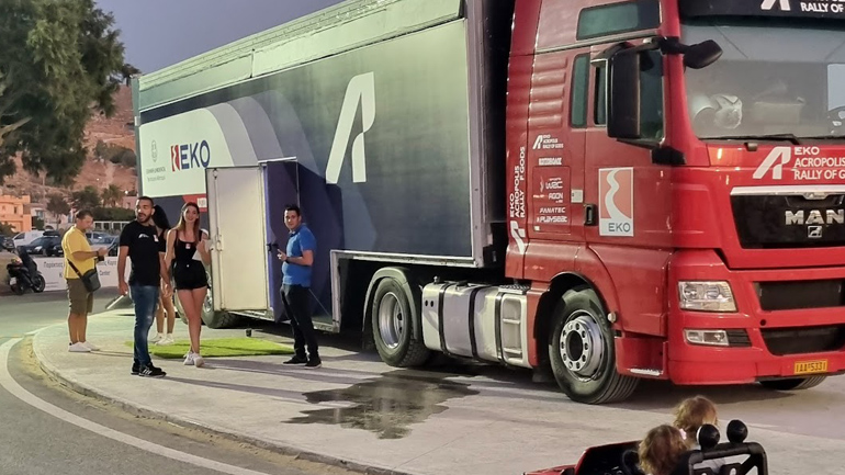 Το EKO Acropolis Rally Road Truck «μεταφέρει» μηνύματα Οδικής Ασφάλειας σε κάθε γωνιά της Κρήτης