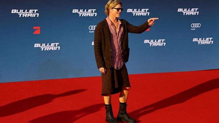 Brad Pitt: Αποκαλύπτει γιατί φόρεσε φούστα στην πρεμιέρα της νέας του ταινίας στη Γερμανία