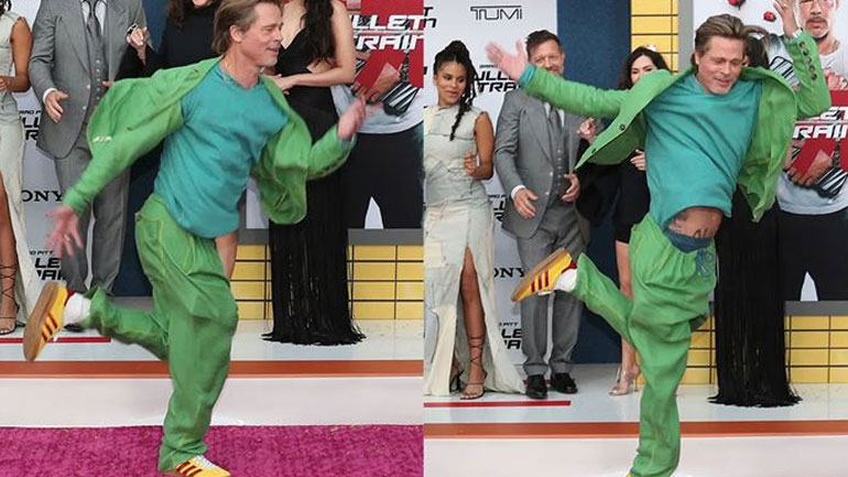 Brad Pitt: H χορευτική φιγούρα στο κόκκινο χαλί που έγινε viral (βίντεο)