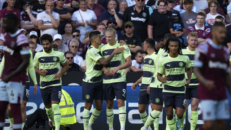 Αγγλία: «Καθάρισε» μόνος του τη Γουέστ Χαμ ο Χάαλαντ, νίκη με 2-0 για τη Σίτι