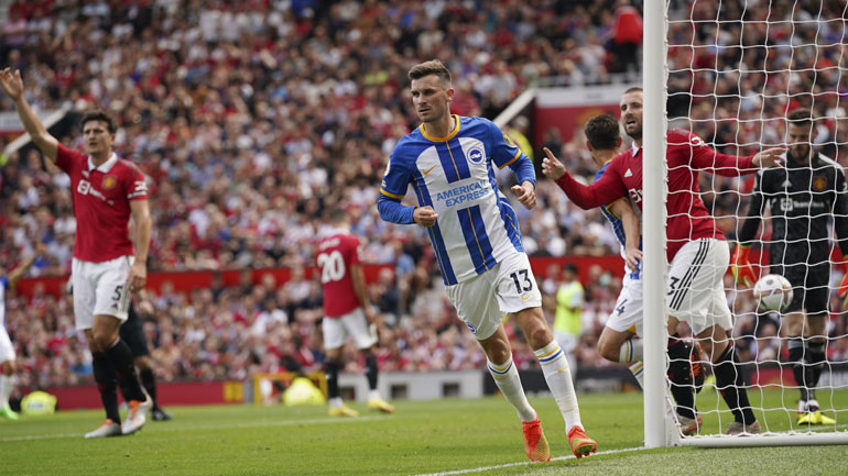 Αγγλία: Εφιαλτική πρεμιέρα για τη Γιουνάιτεντ,  έχασε 2-1 από την Μπράιτον στο «Ολντ Τράφορντ»