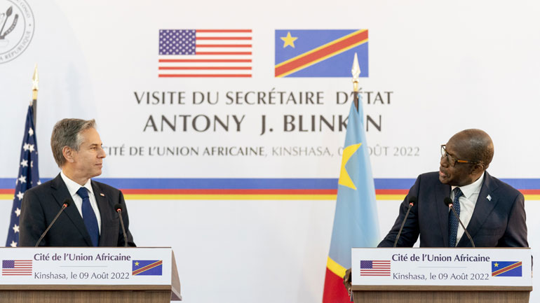 Μπλίνκεν: «Έντονη ανησυχία» για την υποστήριξη της Ρουάντας στους αντάρτες του Μ23