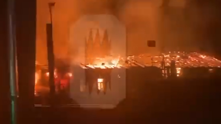 Πυρκαγιά σε χώρο στρατιωτικής μονάδας κοντά στη Μόσχα