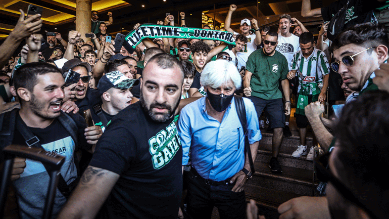 Παναθηναϊκός: Αποθέωσαν τους παίκτες οι οπαδοί