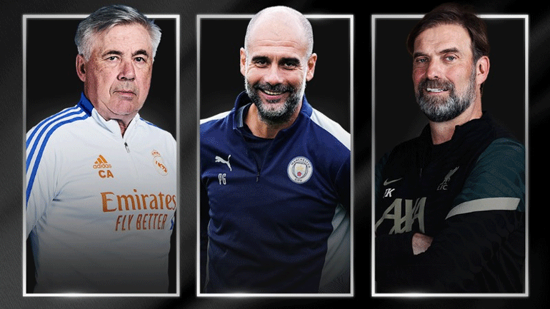 UEFA: Αντσελότι, Γκουαρντιόλα και Κλοπ οι υποψήφιοι για τον κορυφαίο προπονητής της χρονιάς