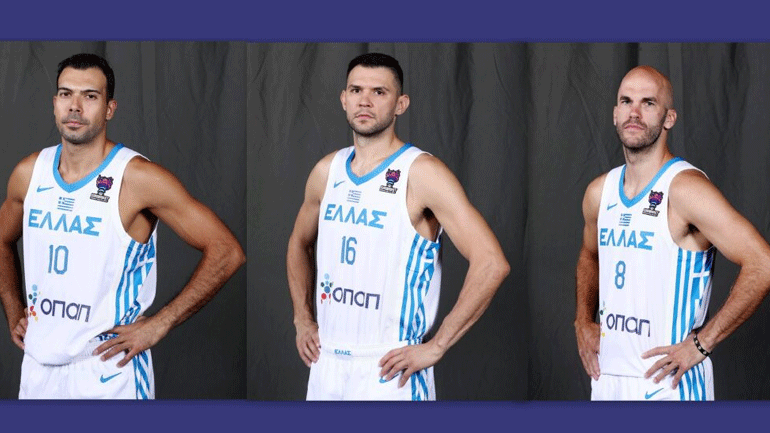 Οι τρεις αρχηγοί της Εθνικής ομάδας