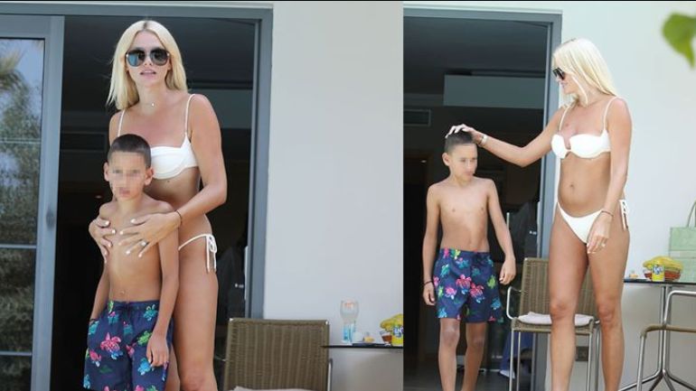 Νάταλι Θάνου: Διακοπές στη Ρόδο με τον 9 ετών γιο της