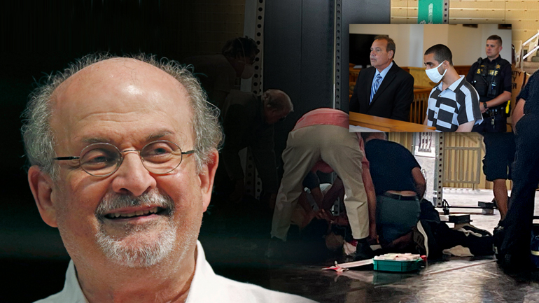 Κατάφερε να μιλήσει ο Σαλμάν Ρουσντί