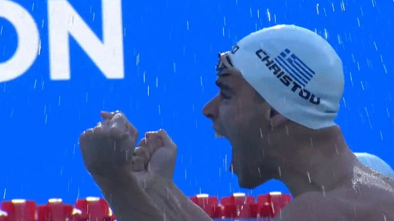 Πρωταθλητής Ευρώπης ο Χρήστου στα 50μ. ύπτιο