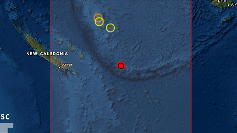 Σεισμός 6,2 ρίχτερ στη Νέα Καληδονία