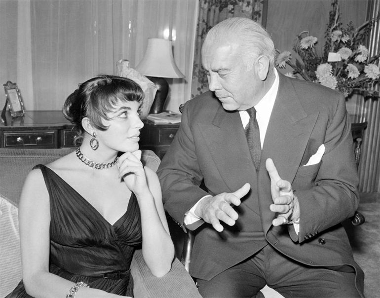 Ο Σπύρος Σκούρας με την Τζόαν Κόλινς