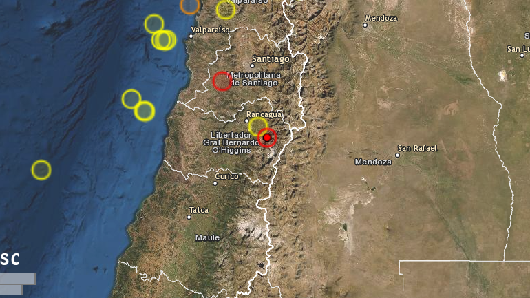 Σεισμός 5,3 ρίχτερ στη Χιλή