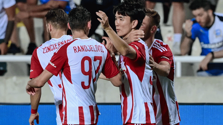 Ισόπαλος 1-1 με τον Απόλλωνα στην Κύπρο ο Ολυμπιακός