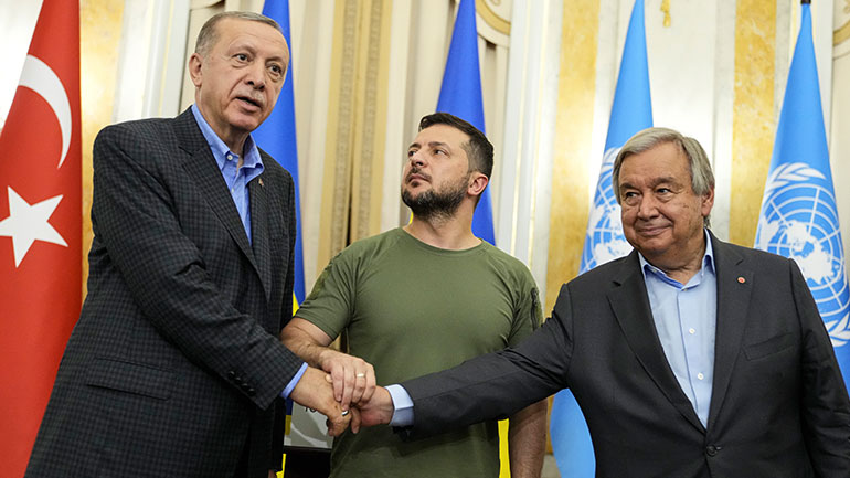 Τριμερής Ζελέζνι, Ερντογάν, Γκουτέρες: Ανησυχία για τον πυρηνικό σταθμό της Ζαπορίζια