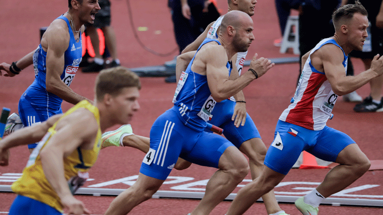 Ευρωπαϊκό πρωτάθλημα στίβου: Η ομάδα 4Χ100 μ. στην 9η θέση της Ευρώπης