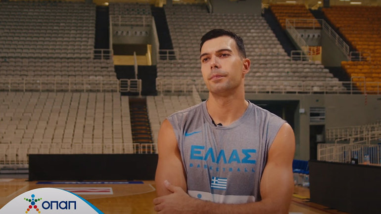 Kώστας Σλούκας στον ΟΠΑΠ: «Θέλω να πιστεύω ότι εφέτος θα ζήσουμε όλοι μαζί κάτι μεγάλο»