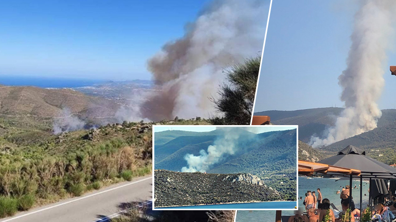 Μεγάλη πυρκαγιά στο Κατακάλι Κορινθίας