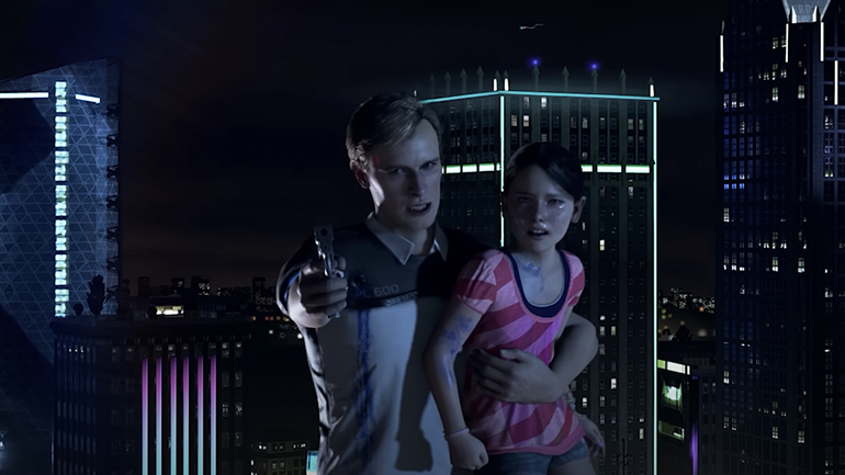 O Leslie Nielsen στο βιντεοπαιχνίδι Detroit