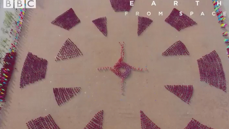 Η εντυπωσιακή προπόνηση μιας σχολής Κουνγκ Φου Σαολίν από ένα drone