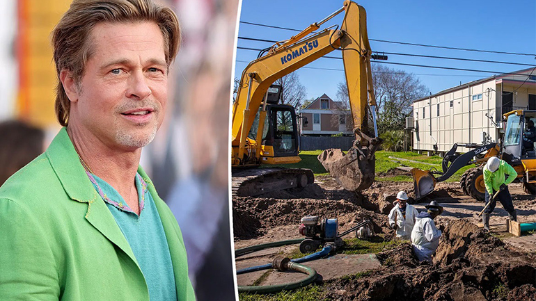 Brad Pitt: Τον κατηγορούν ότι έφτιαξε ελαττωματικά σπίτια για τα θύματα του τυφώνα Κατρίνα