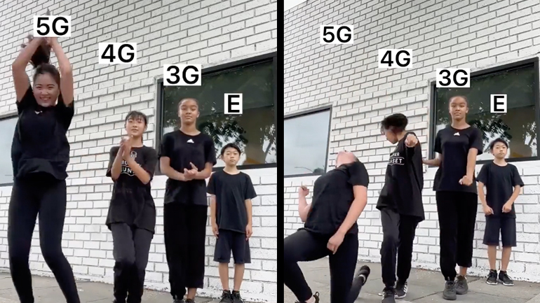 Η ταχύτητα του Internet σε μια χορογραφία