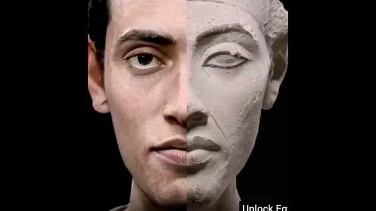 Κύπριος καλλιτέχνης ζωντανεύει τα αγάλματα των Φαραώ