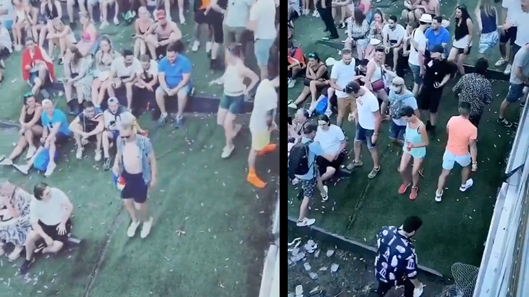 Θαμώνες σε φεστιβάλ εναντίον ολισθηρού εδάφους 