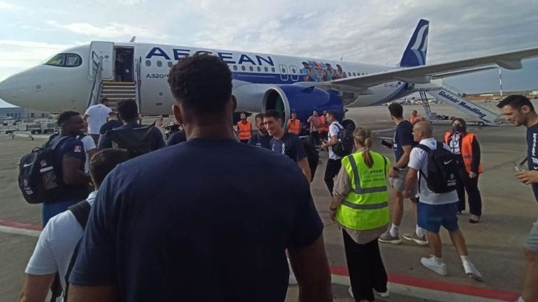 Μπάσκετ: «Πέταξε» με το… αεροπλάνο της η Εθνική ανδρών για το Βελιγράδι Μπάσκετ: «Πέταξε» με το… αεροπλάνο της η Εθνική ανδρών για το Βελιγράδι