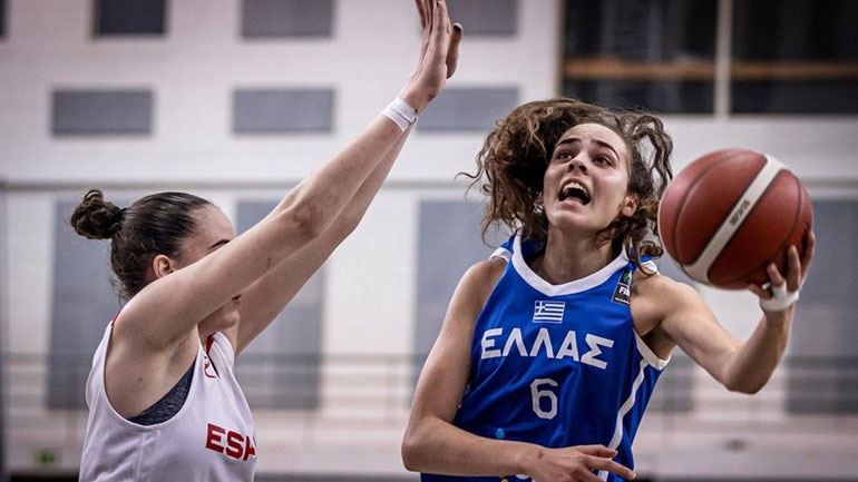 Μπάσκετ: Αποκλεισμός για την Εθνική Κορασίδων, ηττήθηκε 74-50 από την Ισπανία