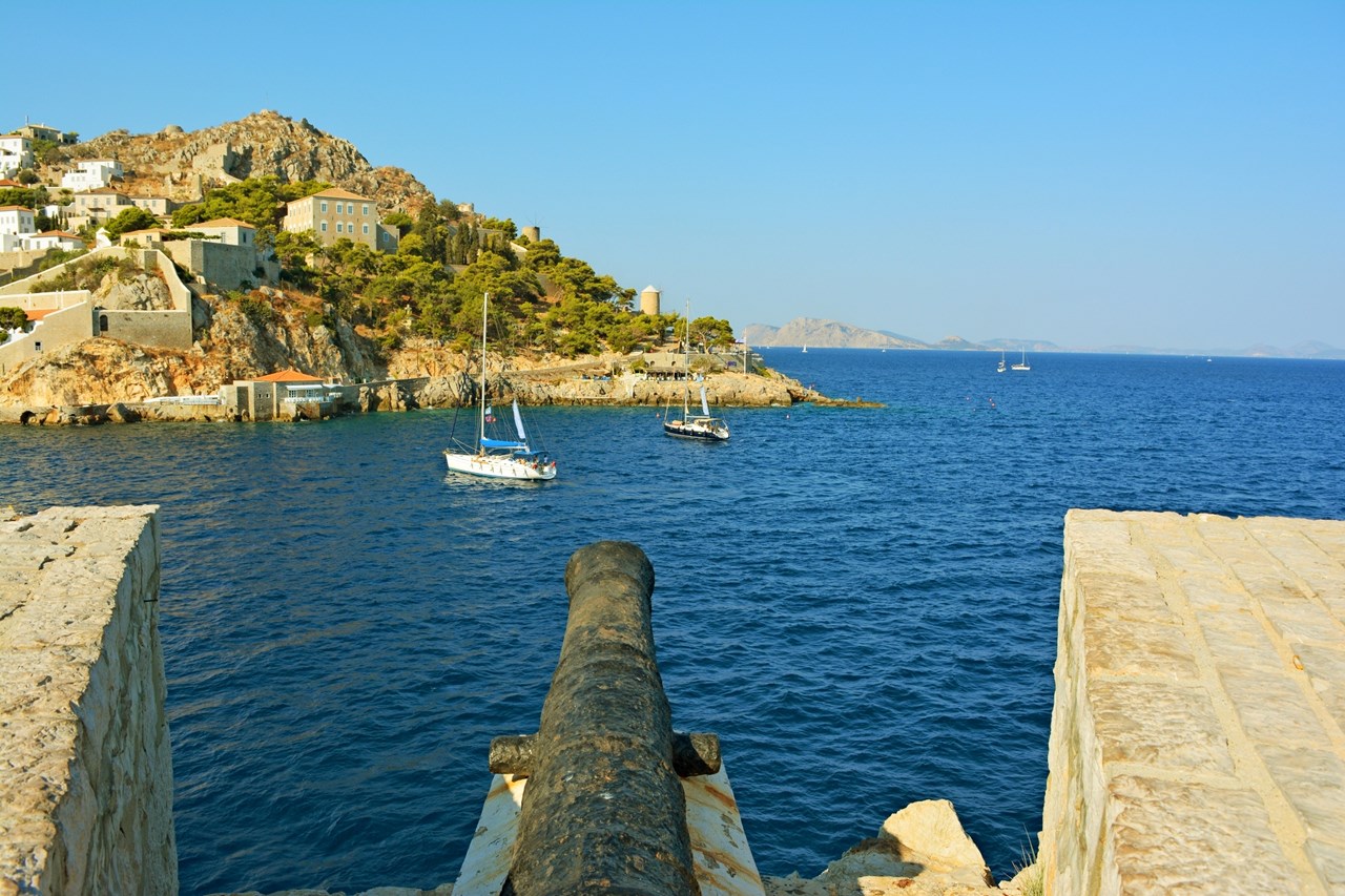 Ύδρα - Είσοδος Λιμανιού