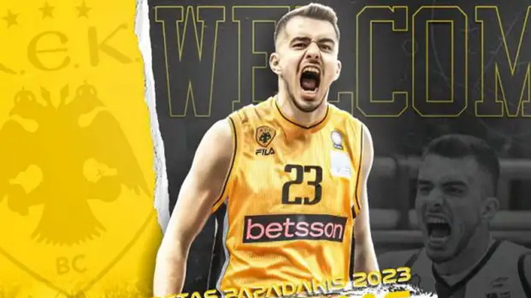 Μπάσκετ: Στην ΑΕΚ ο Κώστας Παπαδάκης