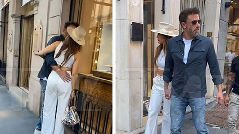 Jennifer Lopez – Ben Affleck: Οι διακοπές στην Ιταλία και τα καυτά φιλιά στη μέση του δρόμου