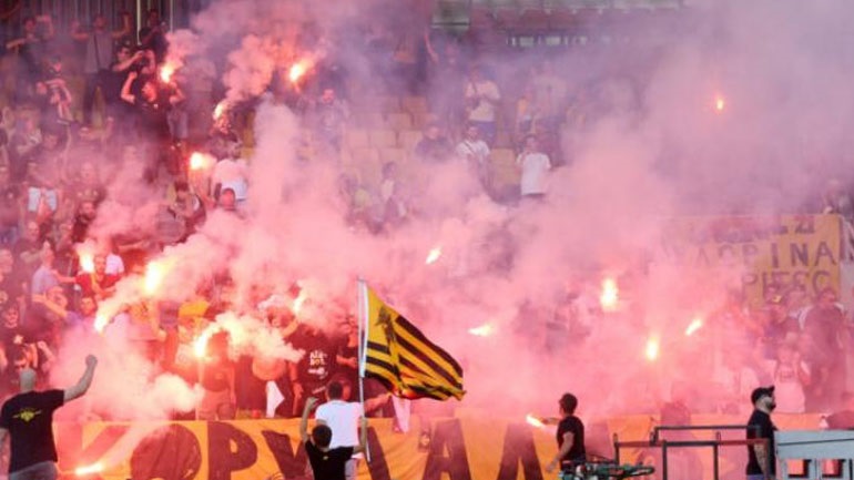 AEK – Βόλος: Προθέρμανση στην «Αγια Σοφιά – OPAP Arena» έκαναν οι φίλοι της «Ένωσης»!