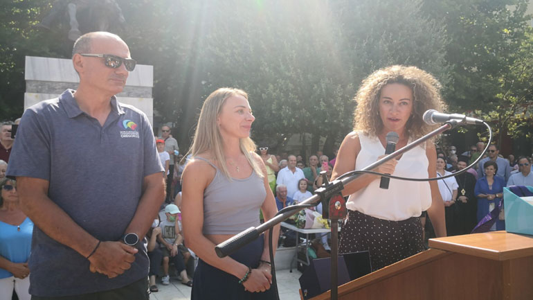 Η Καρδίτσα υποδέχθηκε την δύο φορές χρυσή πρωταθλήτρια Ευρώπης  Αντιγόνη Ντρισμπιώτη