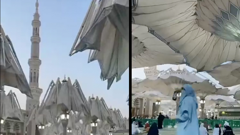 Η πλατεία με τις 250 ομπρέλες που σκιάζουν 143.000 τετραγωνικά μέτρα