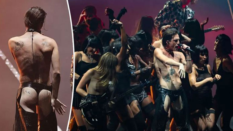 Maneskin: Ο Damiano David έδειξε τα οπίσθιά του στα MTV VMAs 2022 και τους «έκοψαν»