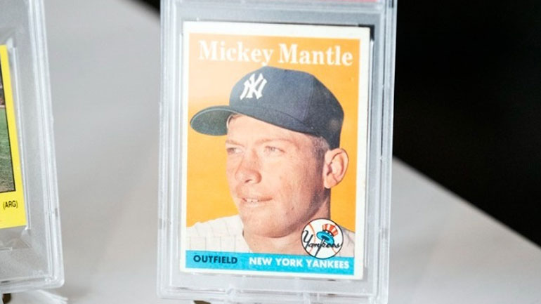 Κάρτα του Μίκι Μαντλ πωλήθηκε για 12,6 εκατ. δολάρια