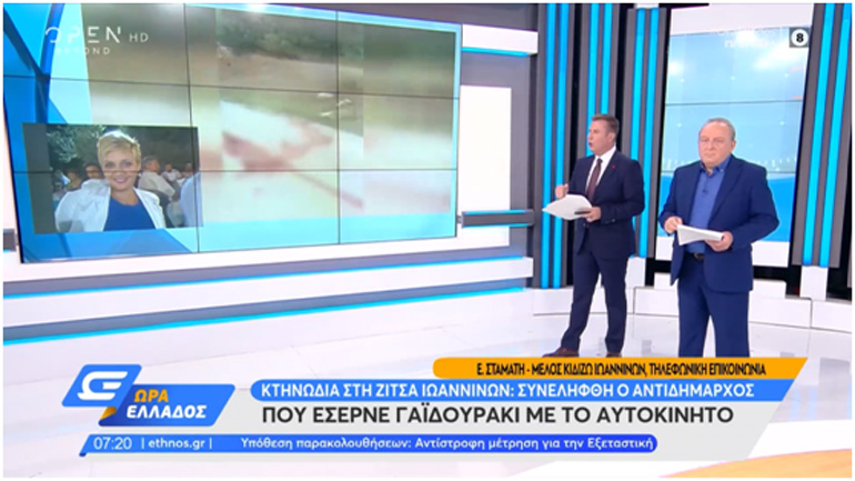 «Ώρα Ελλάδος»: Η απρέπεια τής πρεμιέρας, στο ρεπορτάζ με το βάναυσα κακοποιημένο γαϊδουράκι