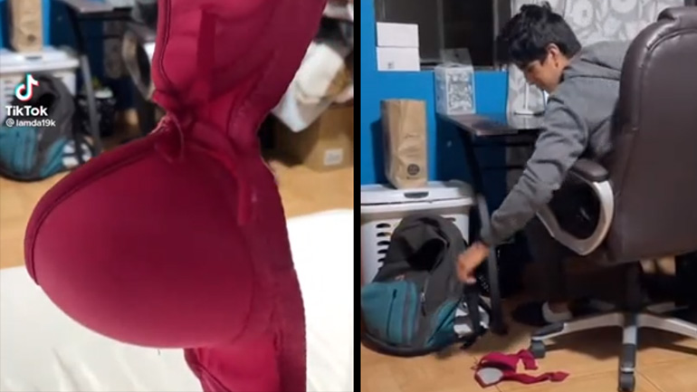 Τι κάνεις όταν σου πετάνε σουτιέν;