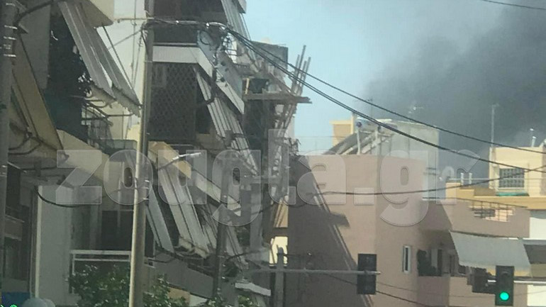 Φωτιά δίπλα στο γήπεδο της Ριζούπουλης