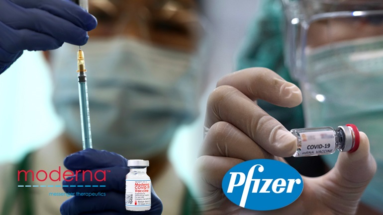 ΗΠΑ: Εγκρίθηκε η νέα έκδοση των εμβολίων Pfizer και Moderna που στοχεύουν την Όμικρον ΗΠΑ: Εγκρίθηκε η νέα έκδοση των εμβολίων Pfizer και Moderna που στοχεύουν την Όμικρον