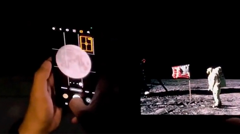 Φωτογραφία της Σελήνης από μερικά smartphone 