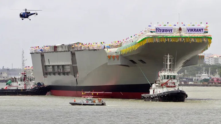 INS Vikrant: Σε υπηρεσία το πρώτο εγχώριας κατασκευής ινδικό αεροπλανοφόρο