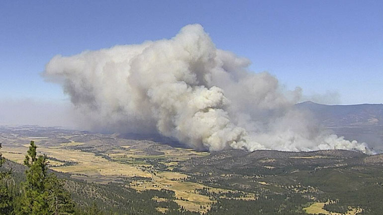 Εντολή εκκένωσης περιοχών στη βόρεια Καλιφόρνια λόγω πυρκαγιάς