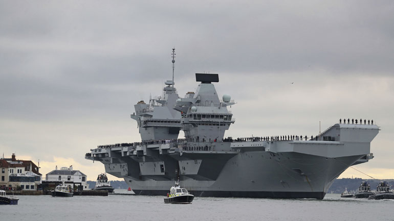 Βρετανία: Το αεροπλανοφόρο HMS Prince of Wales δεν θα πάρει μέρος σε γυμνάσια στις ΗΠΑ λόγω βλάβης