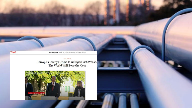 TIME: Η Ευρώπη θα βιώσει τον πιο δύσκολο χειμώνα από τον Β’ Παγκόσμιο Πόλεμο